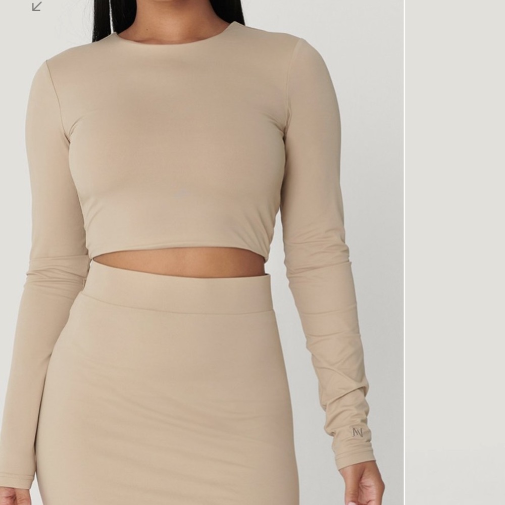 Meshki EMELY Long Sleeve Crop Top